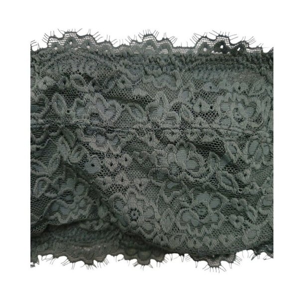 Aerie Eyelash Lace Bandeau Bra Strapless Underwire 32C NWOT - Picture 7 of 11